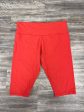 Athletic Capris By Athleta In Red, Size: 3x Online now