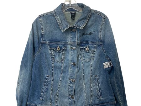 Jacket Denim By Clothes Mentor In Blue Denim, Size: 0 Online Hot Sale