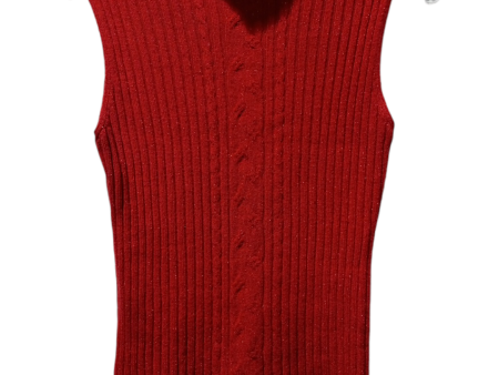 Top Sleeveless By Clothes Mentor In Red, Size: L Sale