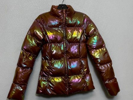 Jacket Puffer & Quilted By Fabletics In Pearl, Size: XXS Online Hot Sale