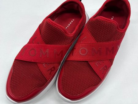 Tommy Hilfiger Athletic Stretch Strap Shoes Red Size 6 Online Hot Sale