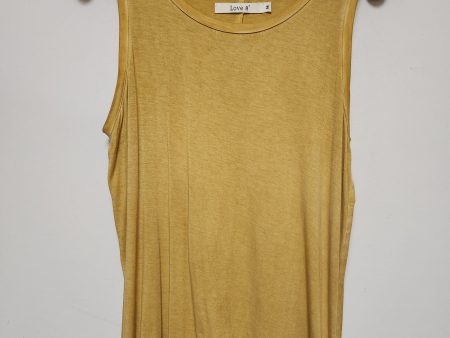 Top Sleeveless Basic By Clothes Mentor In Yellow, Size: M For Sale