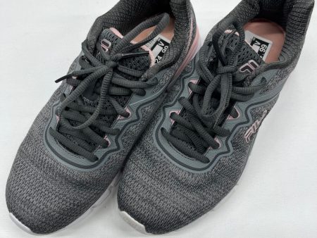 FILA Athletic Lace Up Shoes Grey Size 8 on Sale